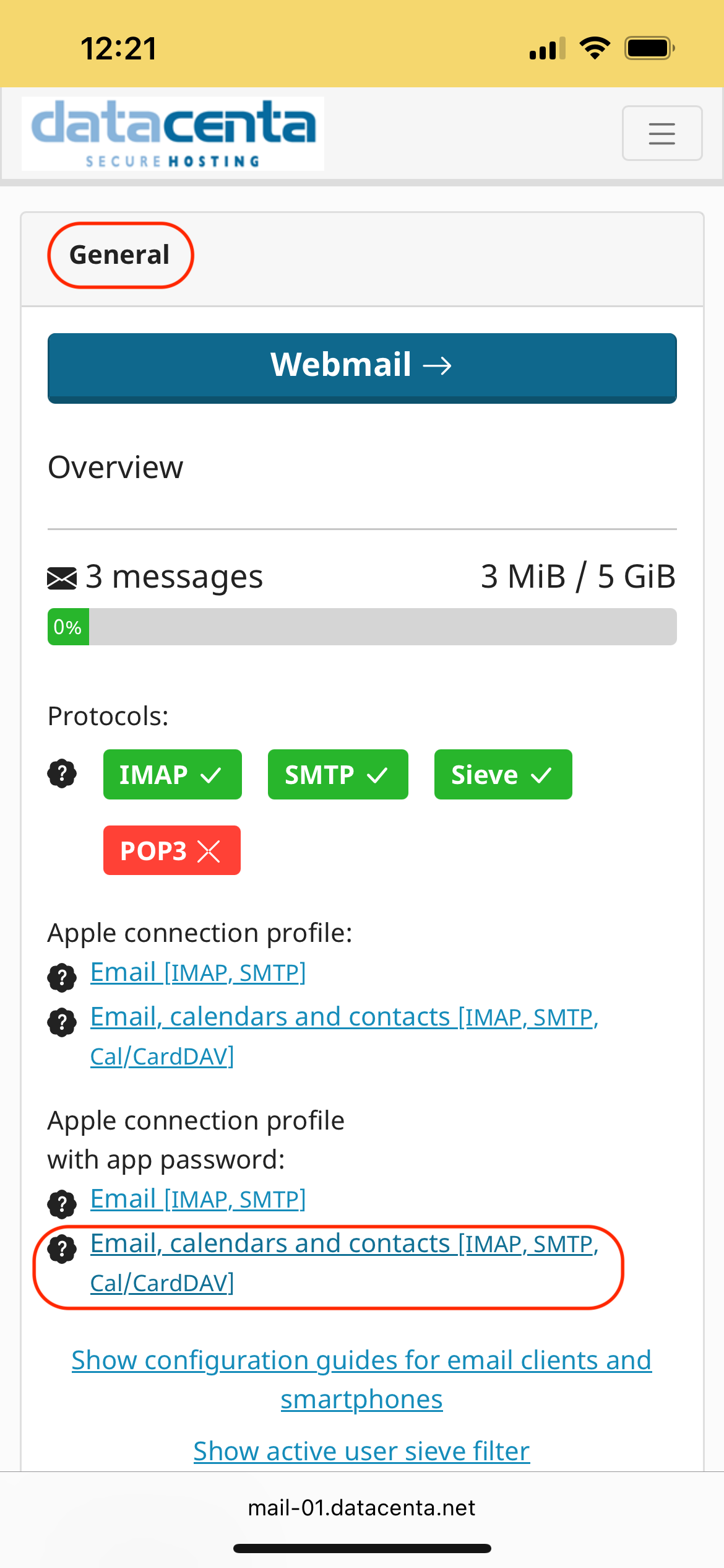 download profile